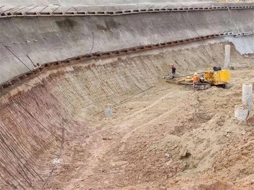 博白基坑边坡加固